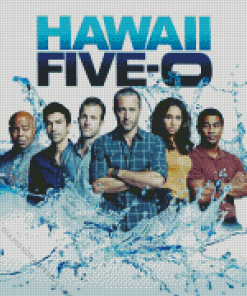 Hawaii Five 0 Poster Diamond Painting