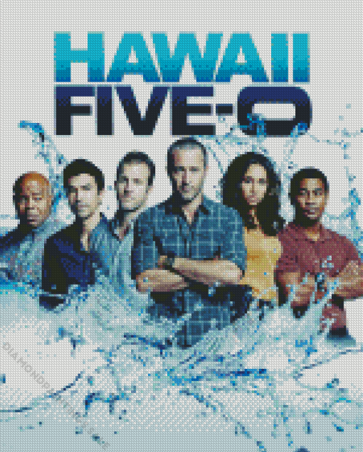 Hawaii Five 0 Poster Diamond Painting