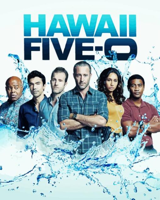 Hawaii Five 0 Poster Diamond Painting