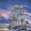 Hms Endeavour Art Diamond Painting