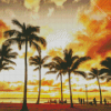 Honolulu Sunset Diamond Painting