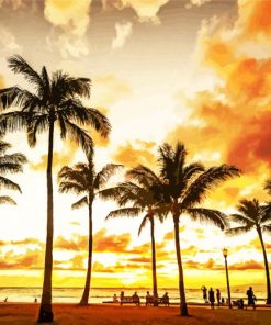 Honolulu Sunset Diamond Painting