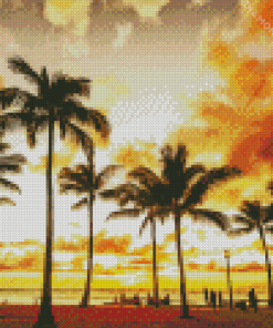 Honolulu Sunset Diamond Painting