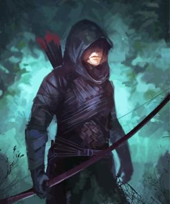 Hooded Archer Diamond Painting