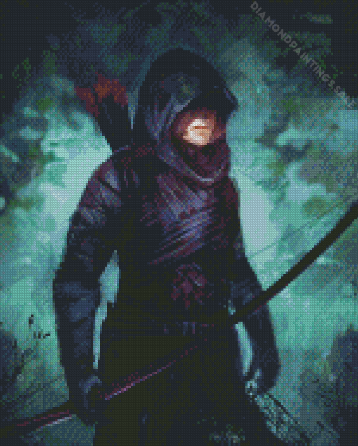 Hooded Archer Diamond Painting