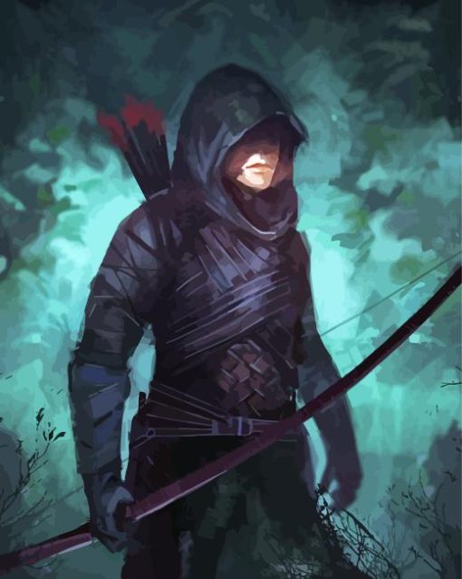 Hooded Archer Diamond Painting