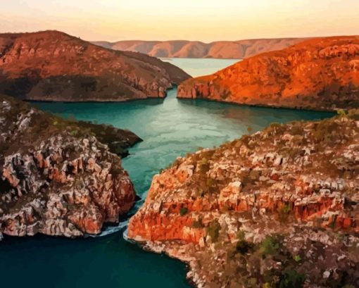 Horizontal Falls Diamond Painting