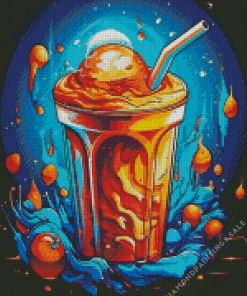 Iced Coffee Diamond Painting