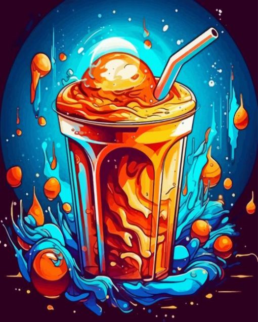 Iced Coffee Diamond Painting