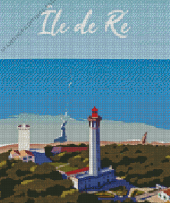 Ile De Re Lighhouse Diamond Painting