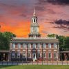 Independence Hall Sunset Diamond Painting