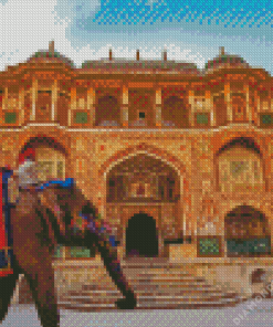 India Rajasthan Amber Palace Diamond Painting