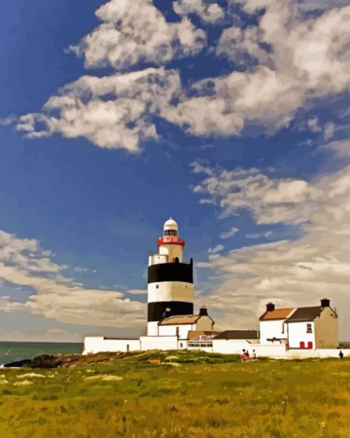 Ireland Hook Lighthouse Diamond Painting