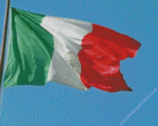 Italy Flag Diamond Painting