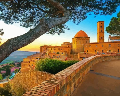 Italy Volterra Diamond Painting