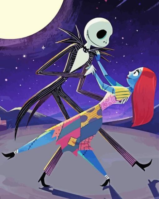 Jack And Sally Dancing Diamond Painting