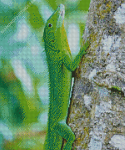 Jamaican Giant Anole Diamond Painting