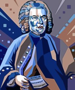 Johann Bach Illustration Diamond Painting