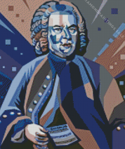 Johann Bach Illustration Diamond Painting