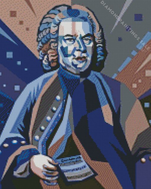 Johann Bach Illustration Diamond Painting