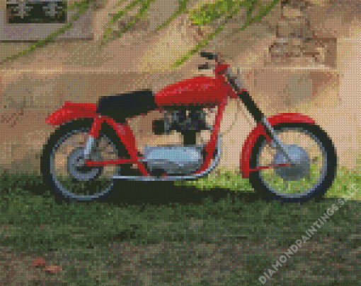 Junak Motorcycle Diamond Painting