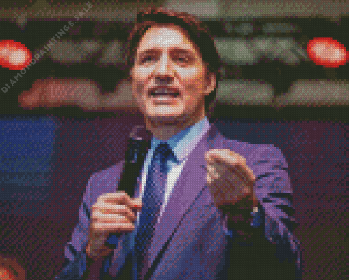 Justin Trudeau Diamond Painting