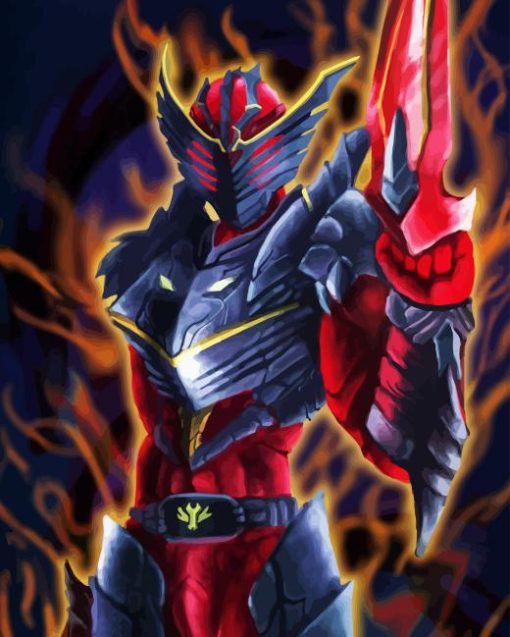 Kamen Rider Ryuki Diamond Painting