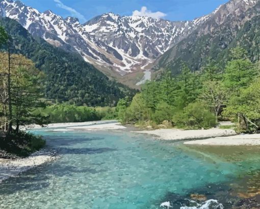 Kamikochi Diamond Painting