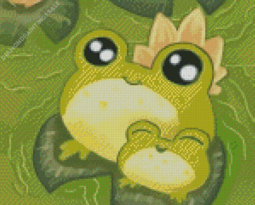 Kawaii Frogs Diamond Painting