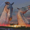 Kelpies Of Scotland Diamond Painting