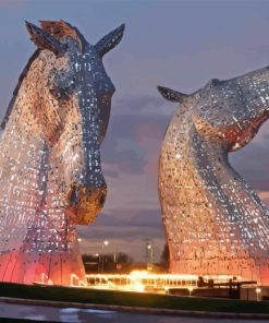 Kelpies Of Scotland Diamond Painting