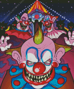 Killer Klowns From Outer Space Diamond Painting