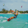 Kitesurfing Time Diamond Painting