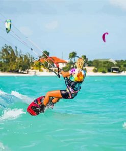 Kitesurfing Time Diamond Painting