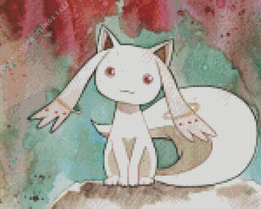 Kyubey Pokemon Diamond Painting