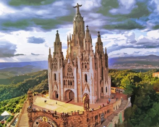 La Sagrada Familia Basilica Diamond Painting