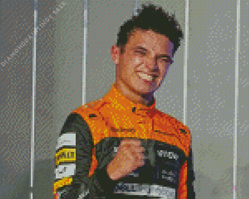 Lando Norris Diamond Painting