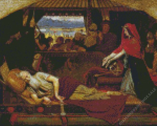 Lear And Cordelia Diamond Painting