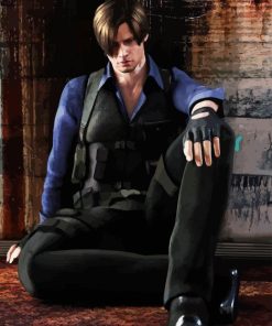 Leon S Kennedy Resident Evil Diamond Painting