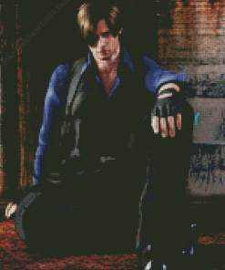 Leon S Kennedy Resident Evil Diamond Painting