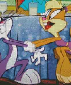 Looney Tunes Bugs And Lola Diamond Painting