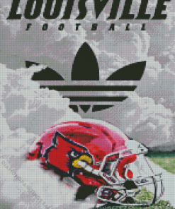 Louisville Cardinals Football Diamond Painting