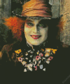 Mad Hatter Alice In Wonderland Diamond Painting