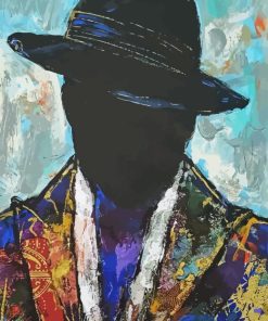 Man With Hat Art Diamond Painting