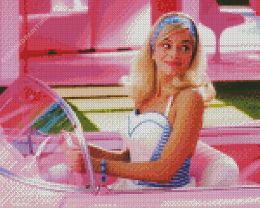 Margot Robbie Barbie Diamond Painting