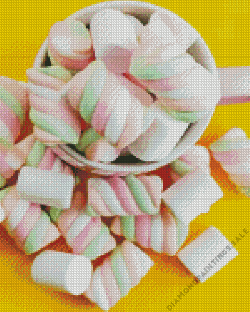 Marshmallow Sweets Diamond Painting