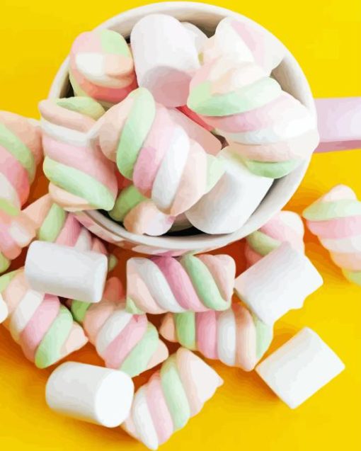 Marshmallow Sweets Diamond Painting