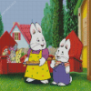 Max And Ruby Eating Diamond Painting