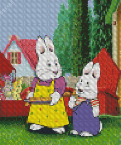 Max And Ruby Eating Diamond Painting