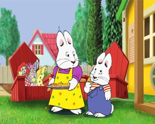 Max And Ruby Eating Diamond Painting